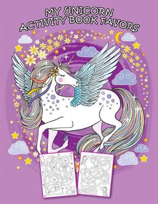 Book cover for My Unicorn Activity Book Favors