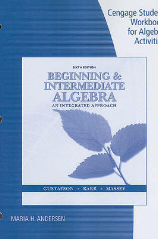 Cover of Cengage Student Workbook for Algebra Activities for Beginning & Intermediate Algebra