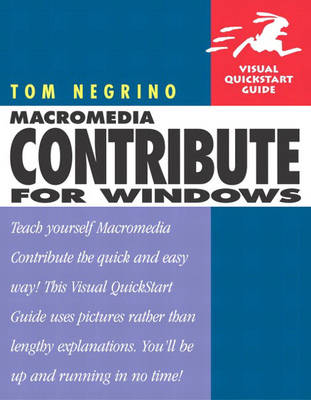 Book cover for Macromedia Contribute for Windows