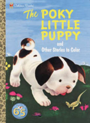 Book cover for The Poky Little Puppy and Other Stories to Color