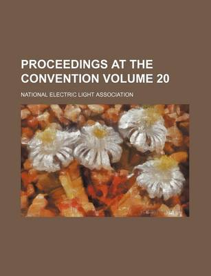 Book cover for Proceedings at the Convention Volume 20