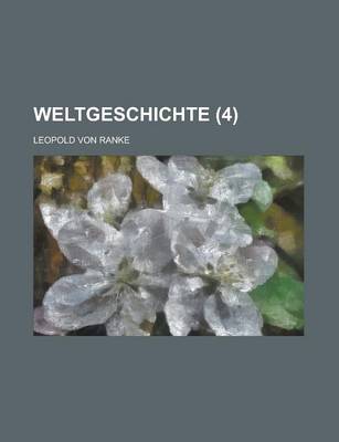 Book cover for Weltgeschichte (4 )