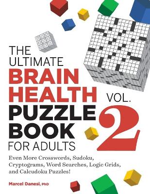 Book cover for The Ultimate Brain Health Puzzle Book for Adults, Vol. 2