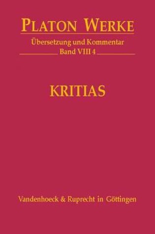 Cover of VIII 4 Kritias