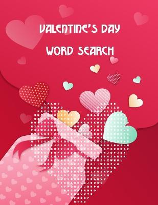 Book cover for Valentine's day word search