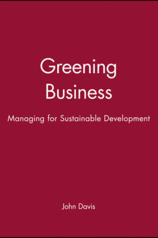 Cover of Greening Business