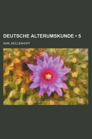 Cover of Deutsche Alterumskunde (5)