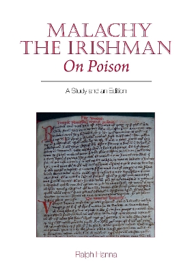 Book cover for Malachy the Irishman, On Poison