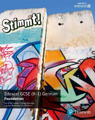 Book cover for Stimmt! Edexcel GCSE German Foundation Student Book