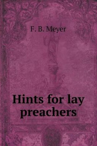 Cover of Hints for lay preachers