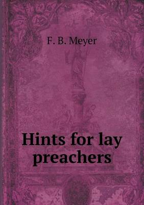 Book cover for Hints for lay preachers