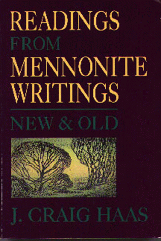 Book cover for Readings from Mennonite Writings New & Old