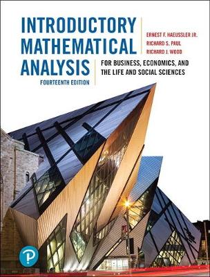 Book cover for Introductory Mathematical Analysis for Business, Economics, and the Life and Social Sciences, Fourteenth Edition Plus MyLab Math with Pearson eText -- Access Card Package