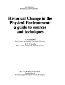 Cover of Historical Change in the Physical Environment