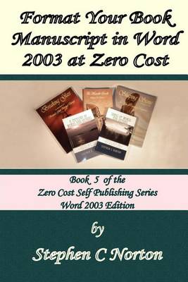 Book cover for Format Your Book Manuscript in Word at Zero Cost