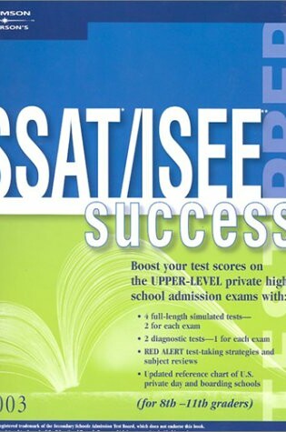 Cover of Ssat/Isee Success