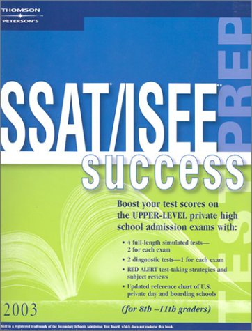 Book cover for Ssat/Isee Success