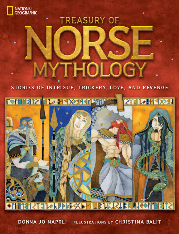 Book cover for Treasury of Norse Mythology