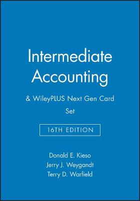Book cover for Intermediate Accounting, 16e & WileyPLUS Next Gen Card Set