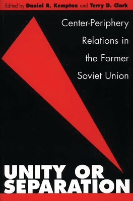 Book cover for Unity or Separation
