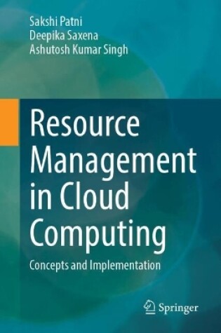 Cover of Resource Management in Cloud Computing