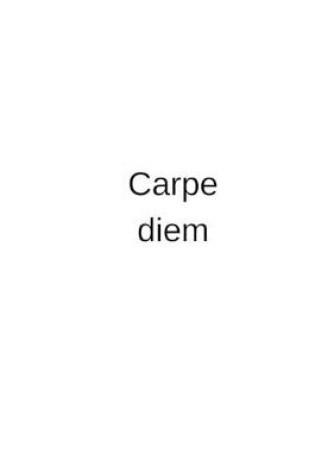 Cover of Carpe diem