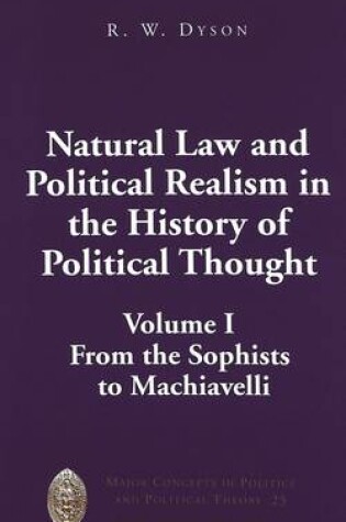 Cover of Natural Law and Political Realism in the History of Political Thought