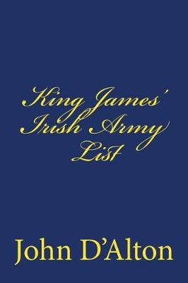 Book cover for King James' Irish Army List