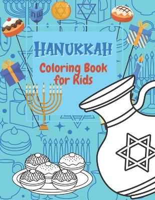 Cover of Hanukkah Coloring Books for Kids