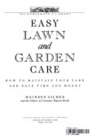 Cover of Easy Lawn and Garden Care