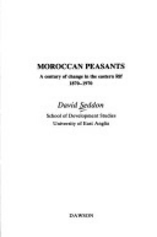 Cover of Moroccan Peasants