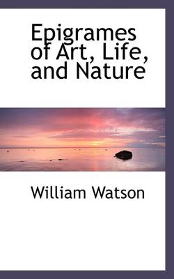 Book cover for Epigrames of Art, Life, and Nature