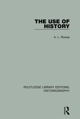 Book cover for The Use of History