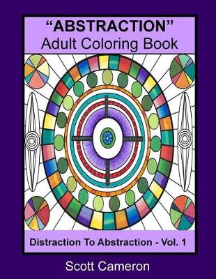 Book cover for Abstraction Adult Coloring Book