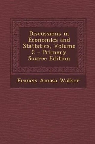 Cover of Discussions in Economics and Statistics, Volume 2