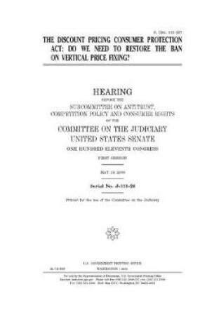 Cover of The Discount Pricing Consumer Protection Act