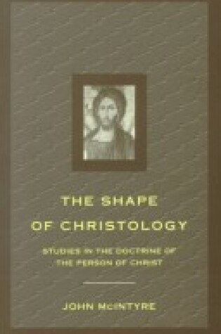 Cover of The Shape of Christology