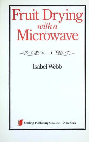 Book cover for Fruit Drying with a Microwave