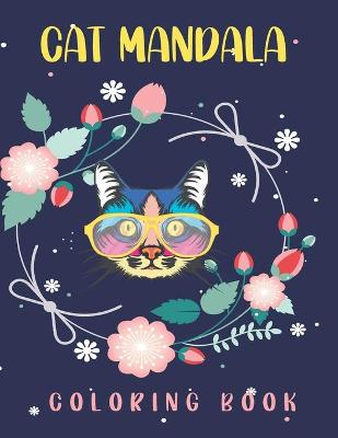 Book cover for Cat Mandala Coloring Book