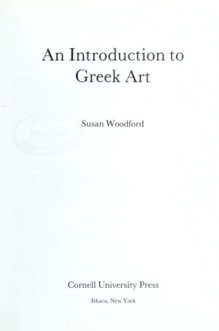 Cover of Introduction to Greek Art CB