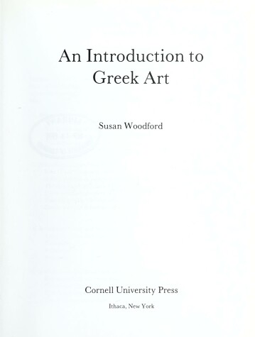 Book cover for Introduction to Greek Art CB