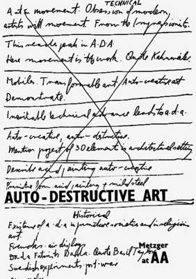 Book cover for Auto-Destructive Art