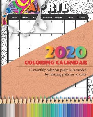 Book cover for 2020 Coloring calendar