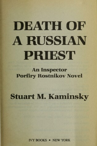 Cover of Death of a Russian Priest