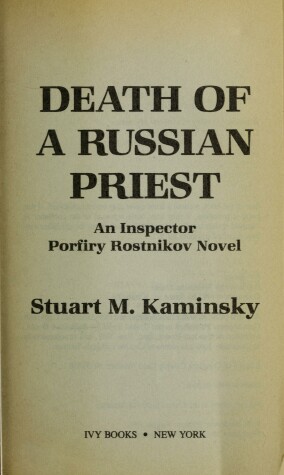 Book cover for Death of a Russian Priest