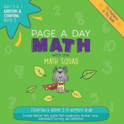 Book cover for Page A Day Math Addition & Counting Book 5