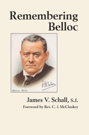 Cover of Remembering Belloc