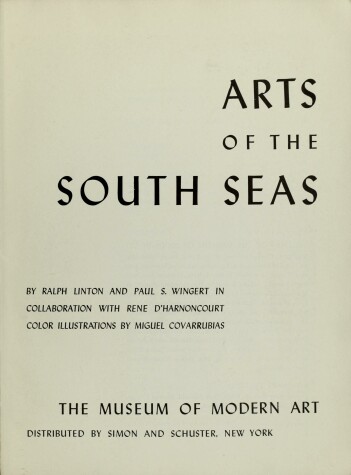 Book cover for Arts of the South Seas