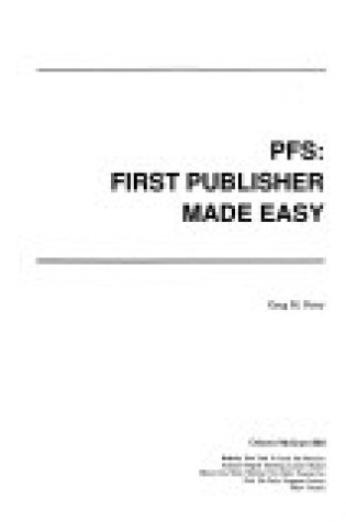 Cover of pfs