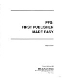 Book cover for pfs